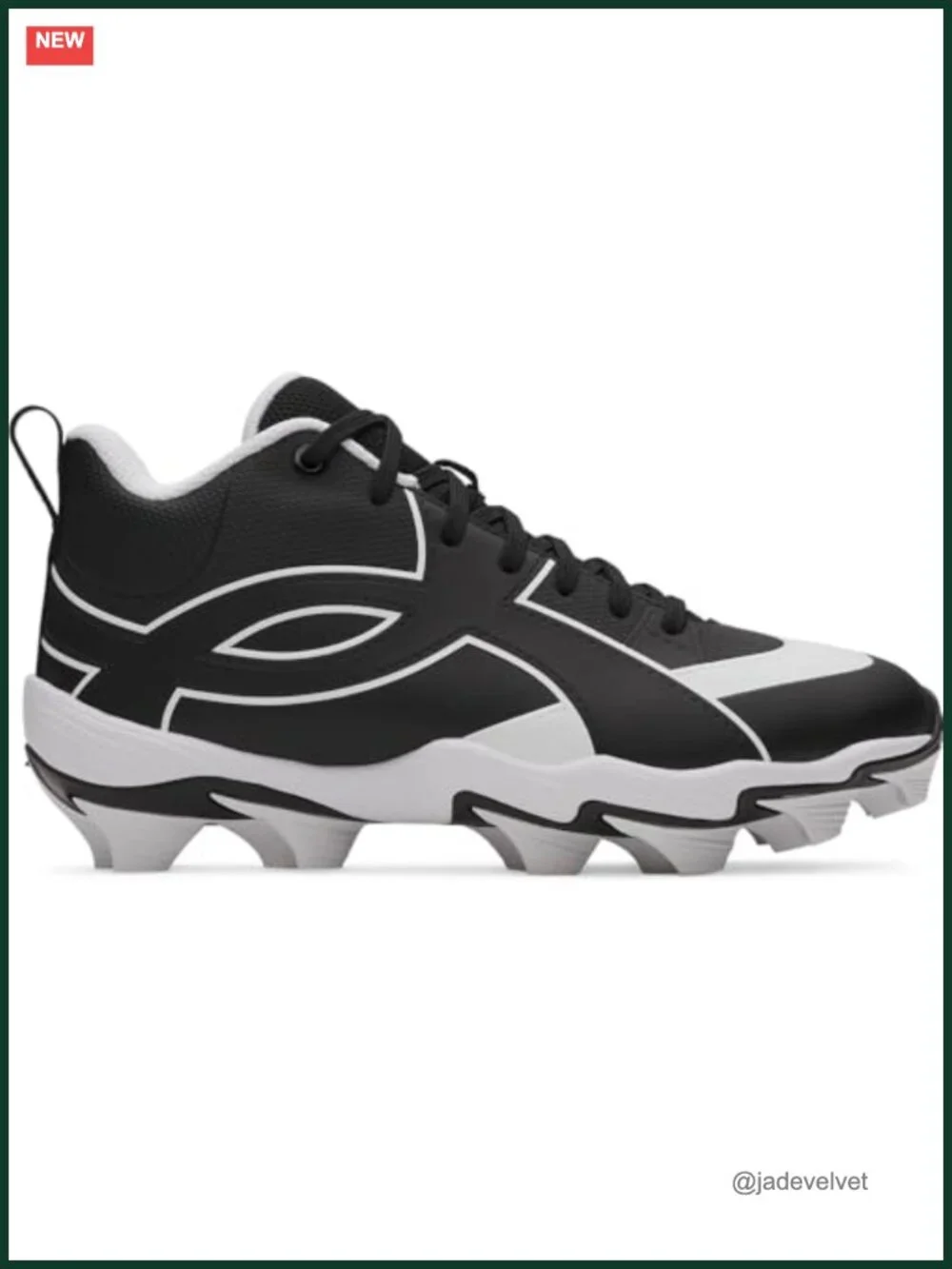 Mid-Top Baseball Cleats for Boys